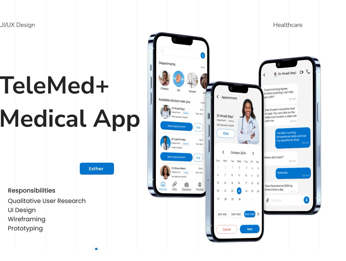 Check out my recent work on my <a href="/Behance/">Behance</a> profile: "TeleMed+ Medical App" be.net/gallery/218649…