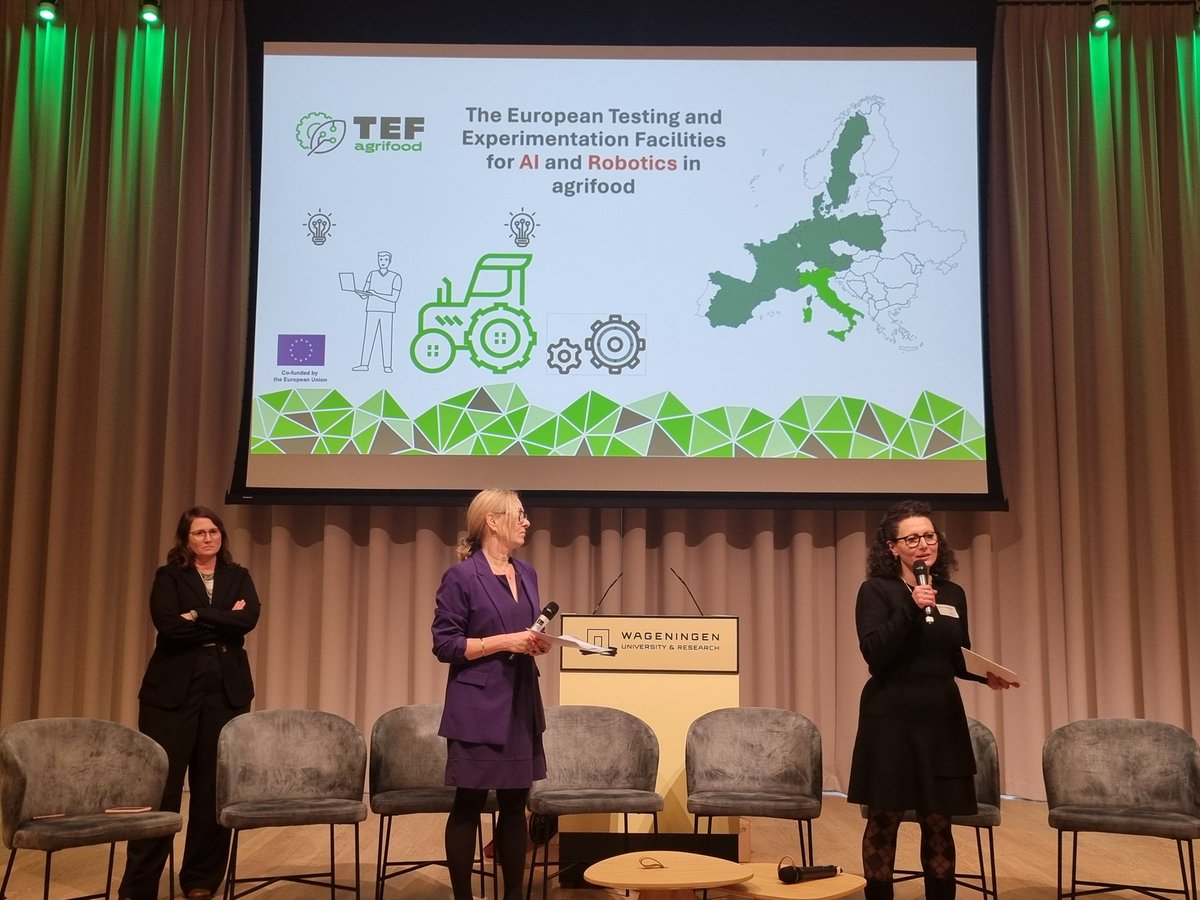Sjoukje Heimovaara (@sheimovaara) on Twitter photo 'How do we make sure AI provide a fair business model for farmers?'
'Is Dutch agricultural policy ready for the future' ..and much more. Excellent impact day of the <a href="/WUR/">Wageningen U&R</a> SSG science group! 'How do we make sure AI provide a fair business model for farmers?'
'Is Dutch agricultural policy ready for the future' ..and much more. Excellent impact day of the <a href="/WUR/">Wageningen U&R</a> SSG science group!