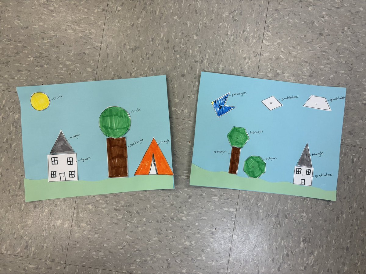 Angela DiLiberatore (@msdiliberatore) on Twitter photo Grade 2’s and 3’s <a href="/MEelementary/">Mount Edward Elementary School</a> are going to engage in an integrated math and art lesson today! Check out these 2D shape scenes while they identify the shape and the attributes!
#hrcemath #iteachmath #seewhatimlearning Grade 2’s and 3’s <a href="/MEelementary/">Mount Edward Elementary School</a> are going to engage in an integrated math and art lesson today! Check out these 2D shape scenes while they identify the shape and the attributes!
#hrcemath #iteachmath #seewhatimlearning