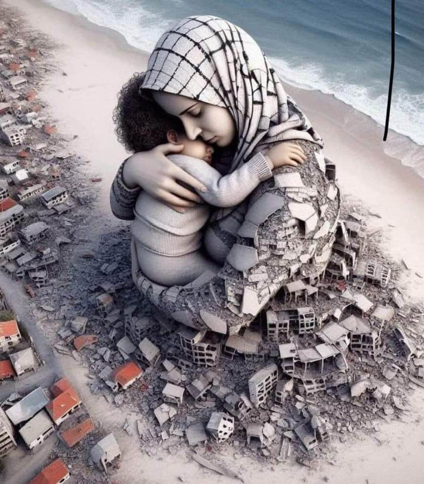 The Netanyahu Real Estate Agency - grab your beachfront property in Gaza 

shared by <a href="/jillhadfield/">Jlill Hadfield</a> but not sure who created this - #passiton