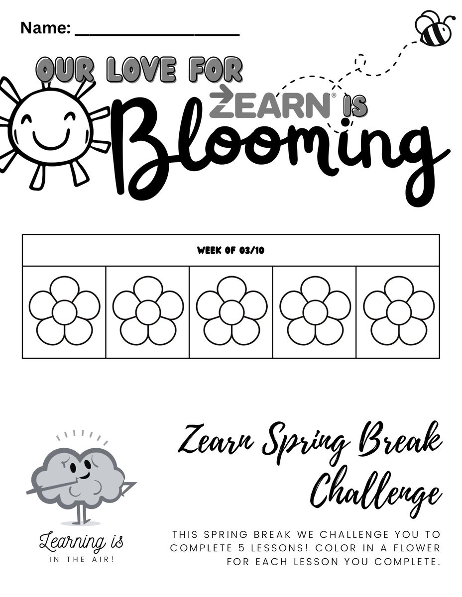 Hey <a href="/zearned/">Zearn</a> did you see?! The Spring Break challenge is up! Enjoy these two versions 💫 Our goal is celebrate our stu’s that accept the challenge with a gift card to our school store! Help us stock our supply 🥳 Our Love for Zearn is Blooming!amazon.com/registries/gl/…