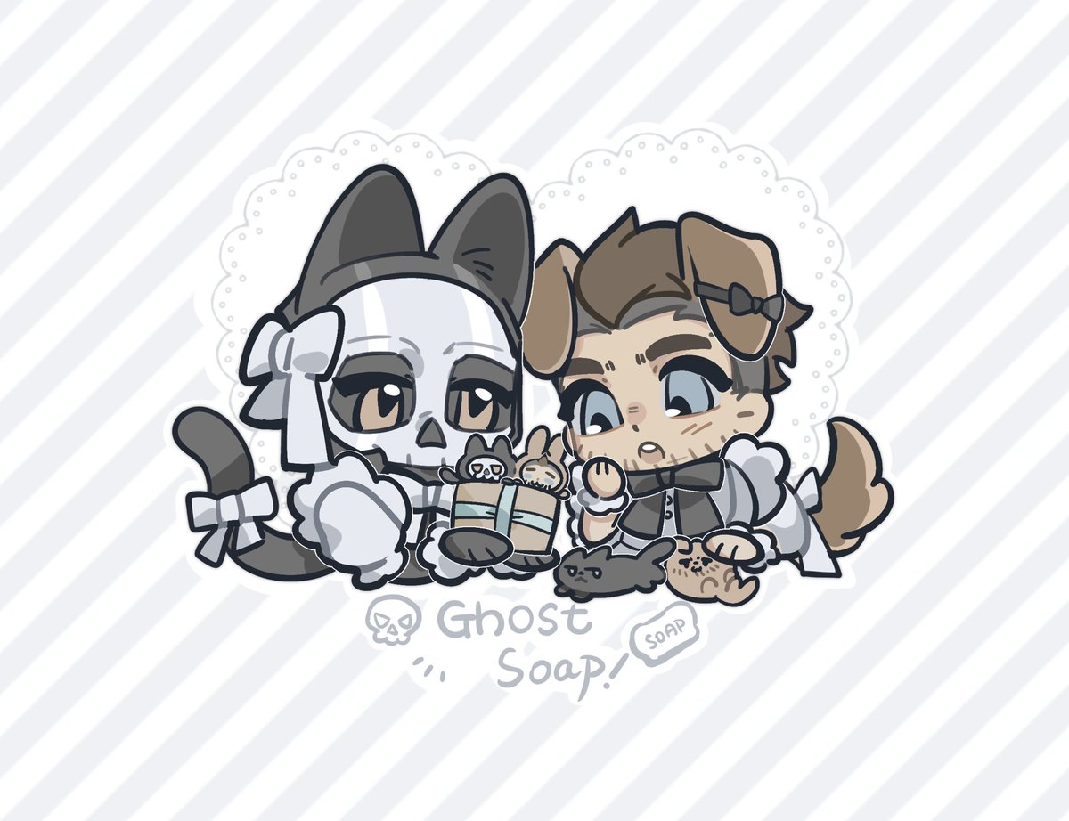 Naideernail's tweet photo. #ghostsoap  #Ghoap 🐱🐶 https://t.co/Ia8aUr4V5G