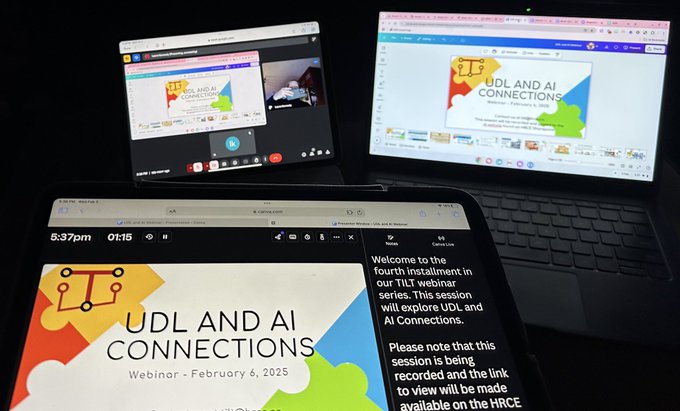 Ready to share AI tools to support UDL planning in a webinar this afternoon. Firm goals and flexible means all the time <a href="/KatieNovakUDL/">Katie Novak</a> <a href="/Catlin_Tucker/">Dr. Catlin Tucker</a>