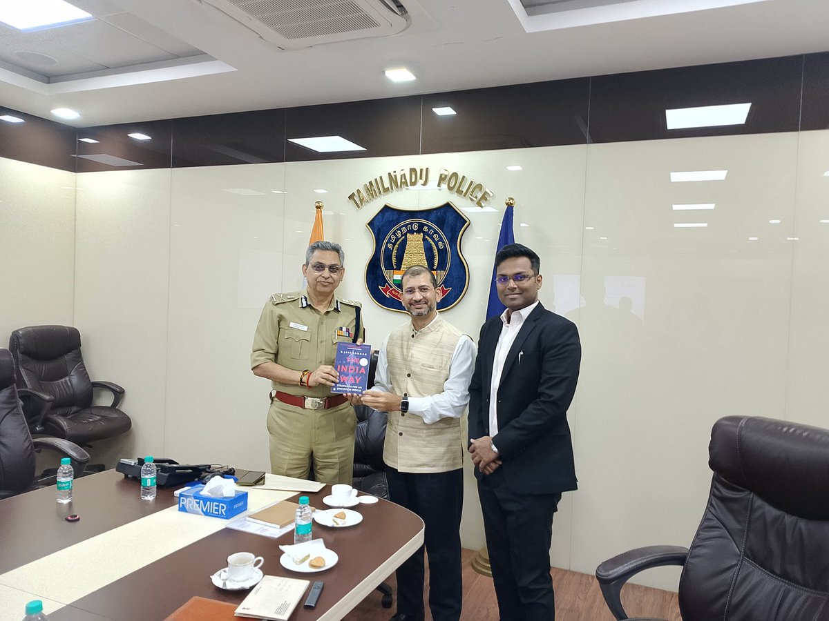 Protector of Emigrants, Chennai (@poechennai) on Twitter photo Shri Surinder Bhagat (<a href="/ProtectorGenGOI/">Protector General of Emigrants</a> ), along with Shri Rajkumar ( <a href="/poechennai/">Protector of Emigrants, Chennai</a> ), met the DGP, Tamil Nadu (<a href="/tnpoliceoffl/">Tamil Nadu Police</a> ), to discuss action against illegal overseas recruiting agents & about cyber slavery issues.
<a href="/pibchennai/">PIB in Tamil Nadu</a> <a href="/SecretaryCPVOIA/">Arun Kumar Chatterjee</a> <a href="/MEAIndia/">Randhir Jaiswal</a> Shri Surinder Bhagat (<a href="/ProtectorGenGOI/">Protector General of Emigrants</a> ), along with Shri Rajkumar ( <a href="/poechennai/">Protector of Emigrants, Chennai</a> ), met the DGP, Tamil Nadu (<a href="/tnpoliceoffl/">Tamil Nadu Police</a> ), to discuss action against illegal overseas recruiting agents & about cyber slavery issues.
<a href="/pibchennai/">PIB in Tamil Nadu</a> <a href="/SecretaryCPVOIA/">Arun Kumar Chatterjee</a> <a href="/MEAIndia/">Randhir Jaiswal</a>