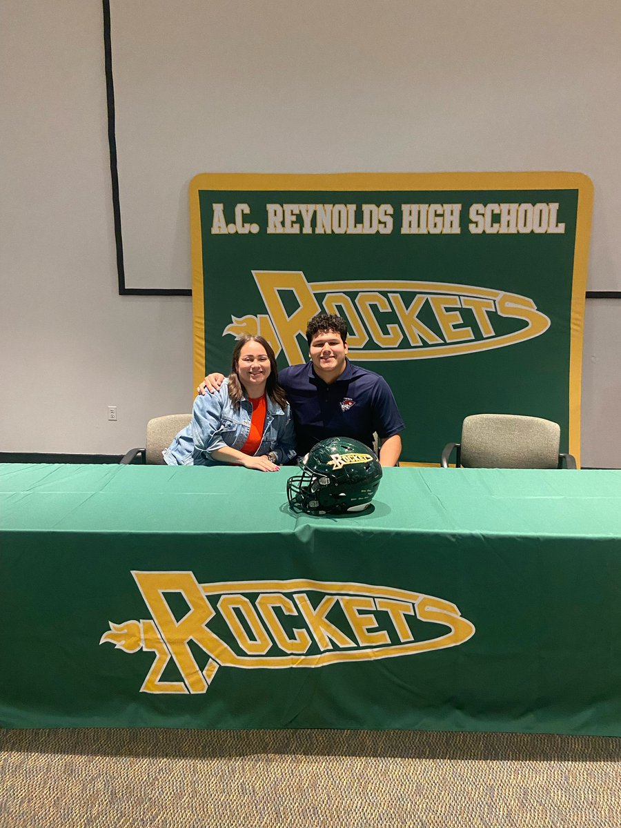 A.C. Reynolds Rockets Football (@acr_football) on Twitter photo We are so proud of <a href="/rodcoronad0/">Rodrigo Coronado</a> for signing his scholarship papers to the University of Cumberlands! He is a product of the hard work and commitment shown over the last four years!
#ACReynoldsFootball #RPI 🚀 We are so proud of <a href="/rodcoronad0/">Rodrigo Coronado</a> for signing his scholarship papers to the University of Cumberlands! He is a product of the hard work and commitment shown over the last four years!
#ACReynoldsFootball #RPI 🚀