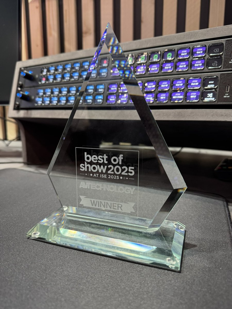 JFest's tweet photo. Stream Deck Studio wins Best of Show at #ISE2025 🏆 https://t.co/lG3kLEU9kl