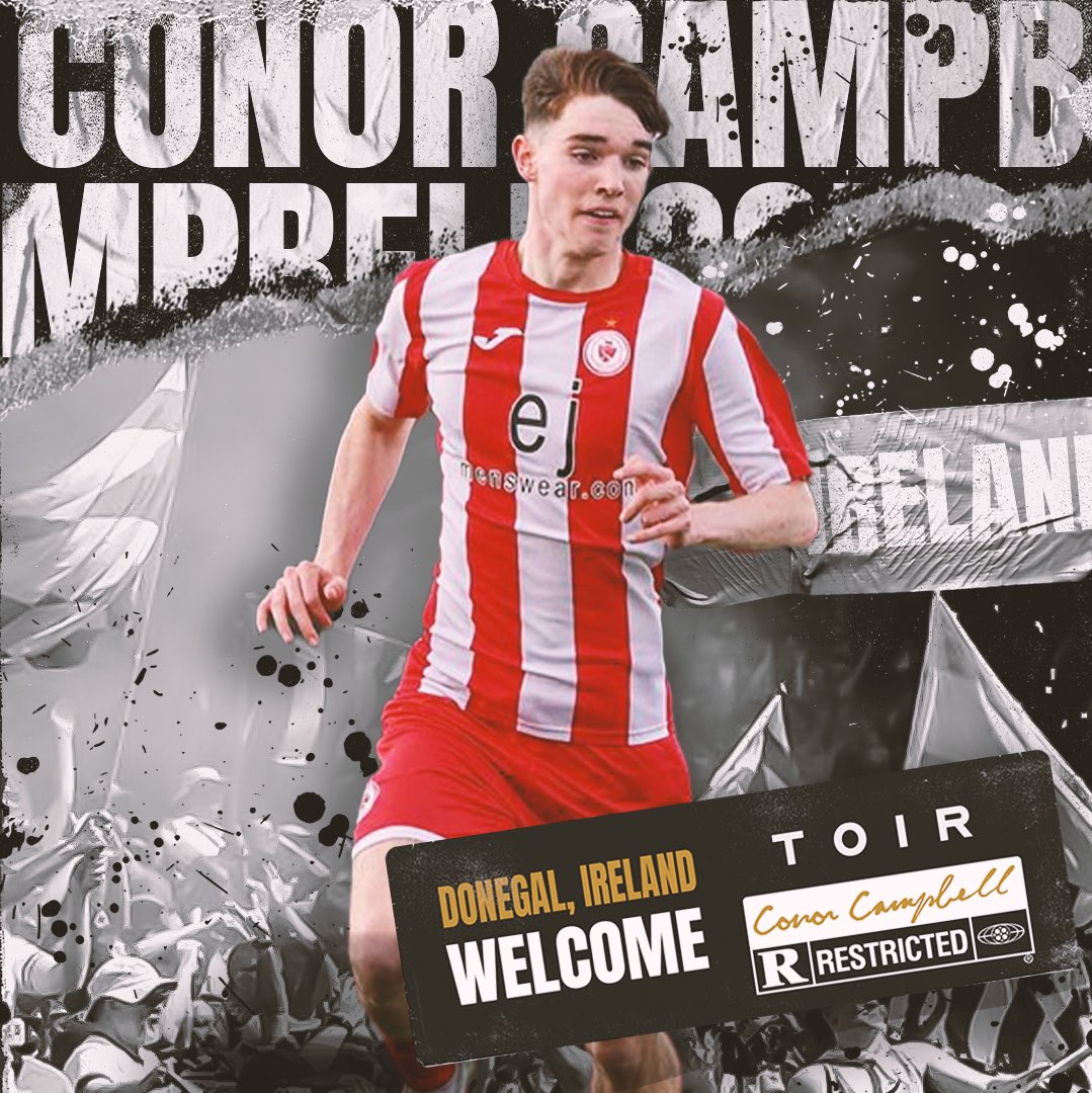 usatoir's tweet photo. 🚨 NEW SIGNING 🚨

We are delighted to welcome Conor Campbell from Donegal, Ireland! Conor plays for @sligorovers U20 and first-team. He has also been capped four times for Ireland’s underage national team.

⏱ Transfer
⚽️ Midfielder
📹 https://t.co/k447gOPyPI https://t.co/YN29X98bAV