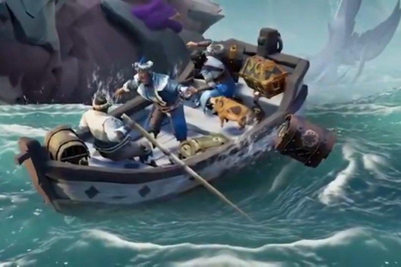HLariash's tweet photo. New Megs ?
New Rowboat ?
New Loot ?
New Animals ?

What is this ?! 🤩🤯🍻🦈
#SeaOfThieves https://t.co/RLMip8PRrs