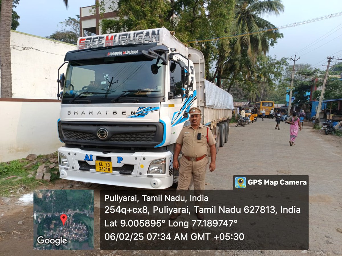thinak_'s tweet photo. A motor vehicle inspector on duty at Puliyarai check post on Tamil Nadu-Kerala border has alleged that he was threatened by some individuals for seizing a Kerala-based mineral truck that allegedly lacked valid documents https://t.co/tD0pvx8WEv