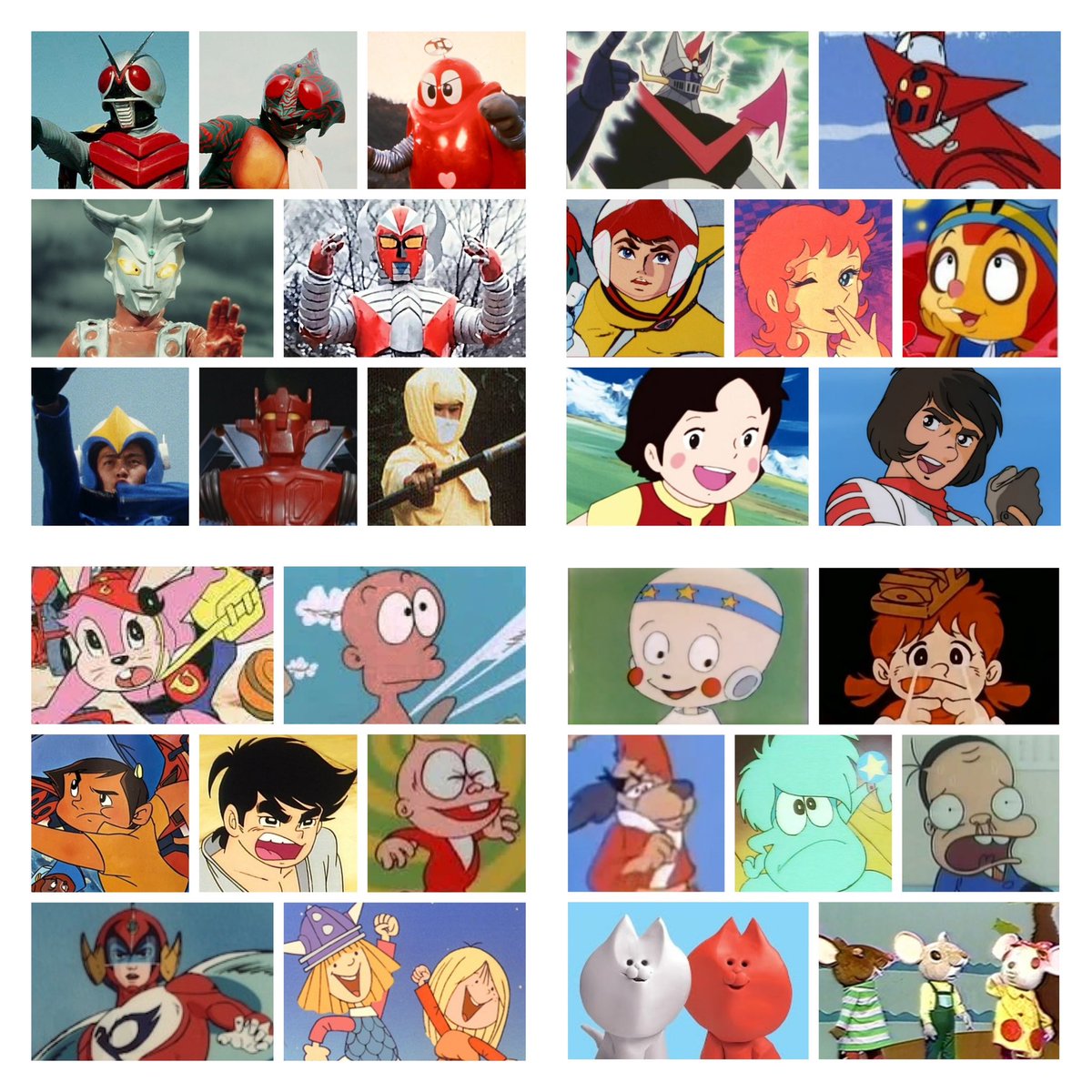 昭和、平成、令和のロボコンと同年の作品達…