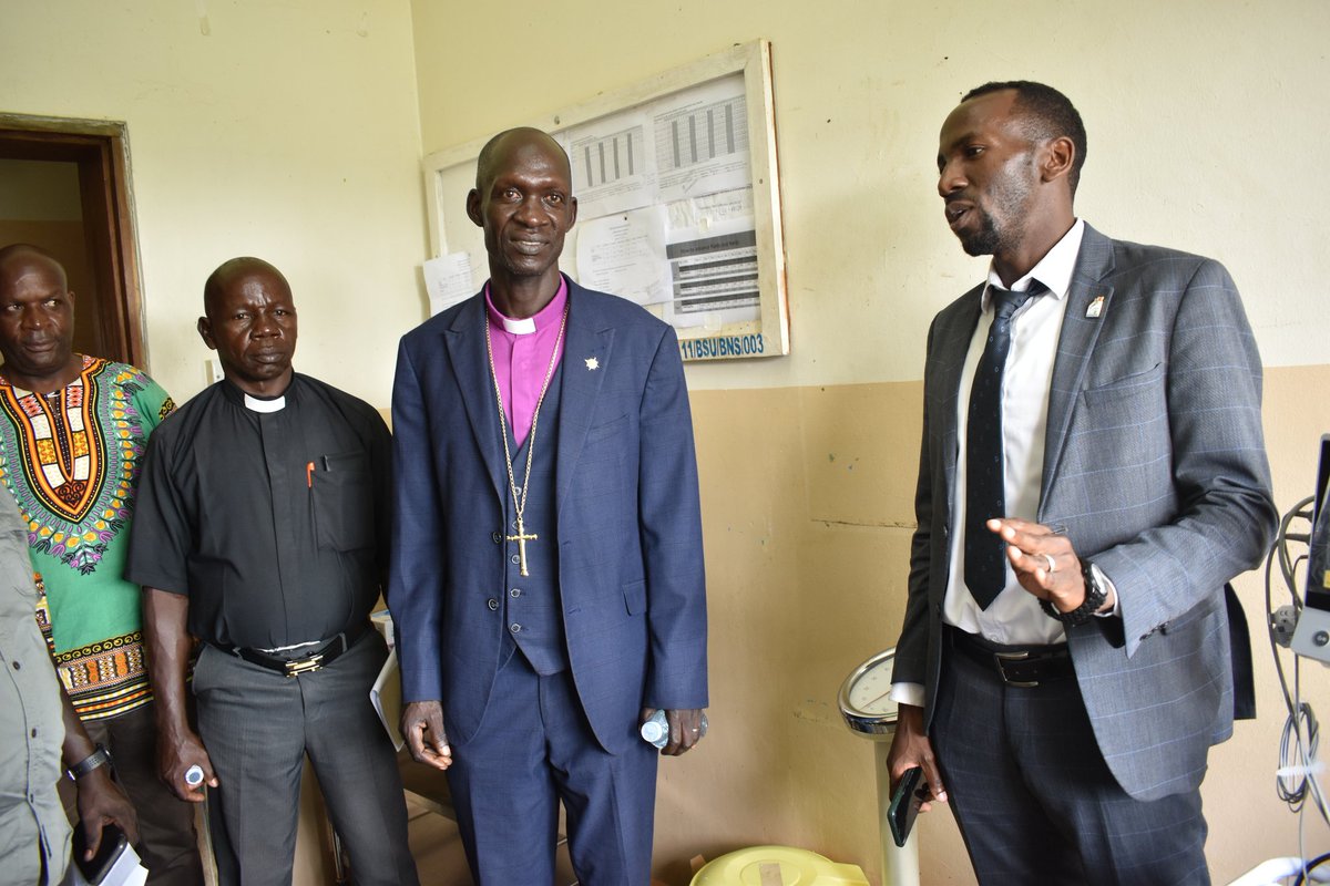 AnkoleDiocese's tweet image. On 5th February 2025, Bishop Fred Sheldon Mwesigwa and the Ankole Diocesan Secretariat were Delighted to receive Bishop Levi and his Diocesan team from the Diocese of Yei in South Sudan on a bench marking visit to @AnkoleDiocese projects.