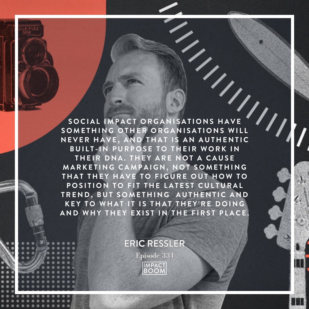 💭 On Episode 334 of Impact Boom, Eric Ressler of Cosmic discussed how to grow your social impact in the attention economy through effective impact storytelling communicating progress, needs, and organisational challenges. 🚀 bit.ly/42Ik94y