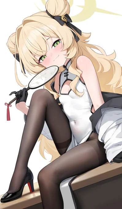 ニヤニヤ教授  チーパオ #ブルアカ 