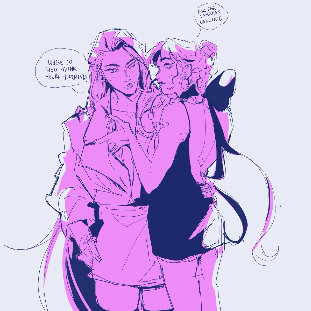 fw_aawa's tweet image. ok now imagine rich heiresses #mingling but fake dating 

THE DRAMA #svsss