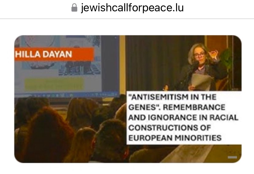 Hilla Dayan was in Luxembourg to speak on ‘Antisemitism in the genes’: countering remembrance and ignorance 
youtu.be/esJH3GHb8SU?si…