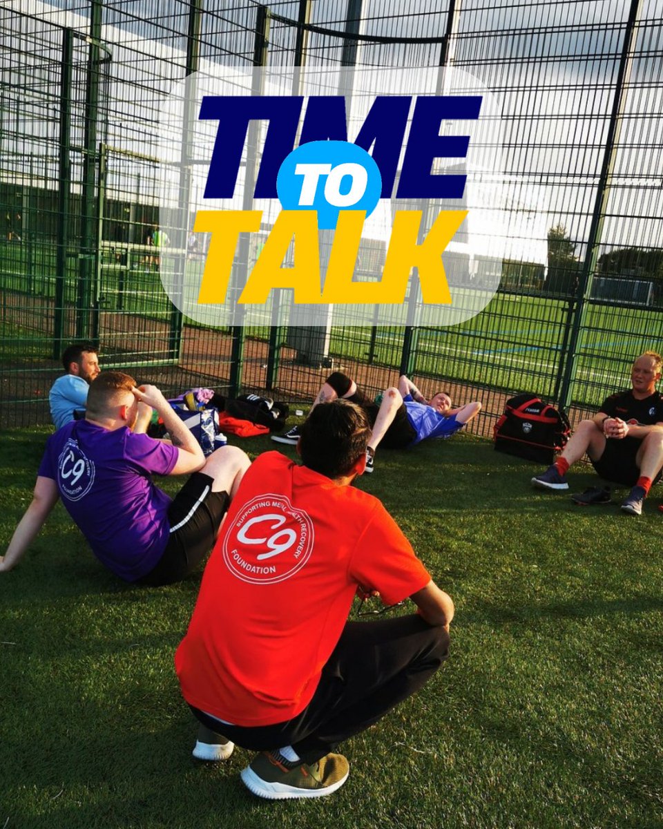 💬 It’s #TimeToTalk Day! 💬

After tonight’s <a href="/c9fitba/">#C9FC 💙</a> game, we’re taking it to the changing room for a chat. Because mental health matters on and off the pitch.

A conversation could change a life. Let’s make space for it.

#StrengthInCommunity #C9Foundation