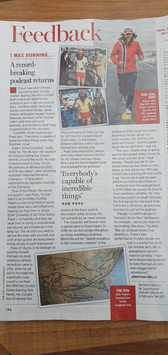 runroblarun's tweet image. Today's the day!
Available wherever you find your Podcasts, you know, @Spotify, @ApplePodcasts, @spreaker and the @redbull website! Officially the most superhumanest podcast on the planet. #HowToBeSuperhuman
@redbulladventure