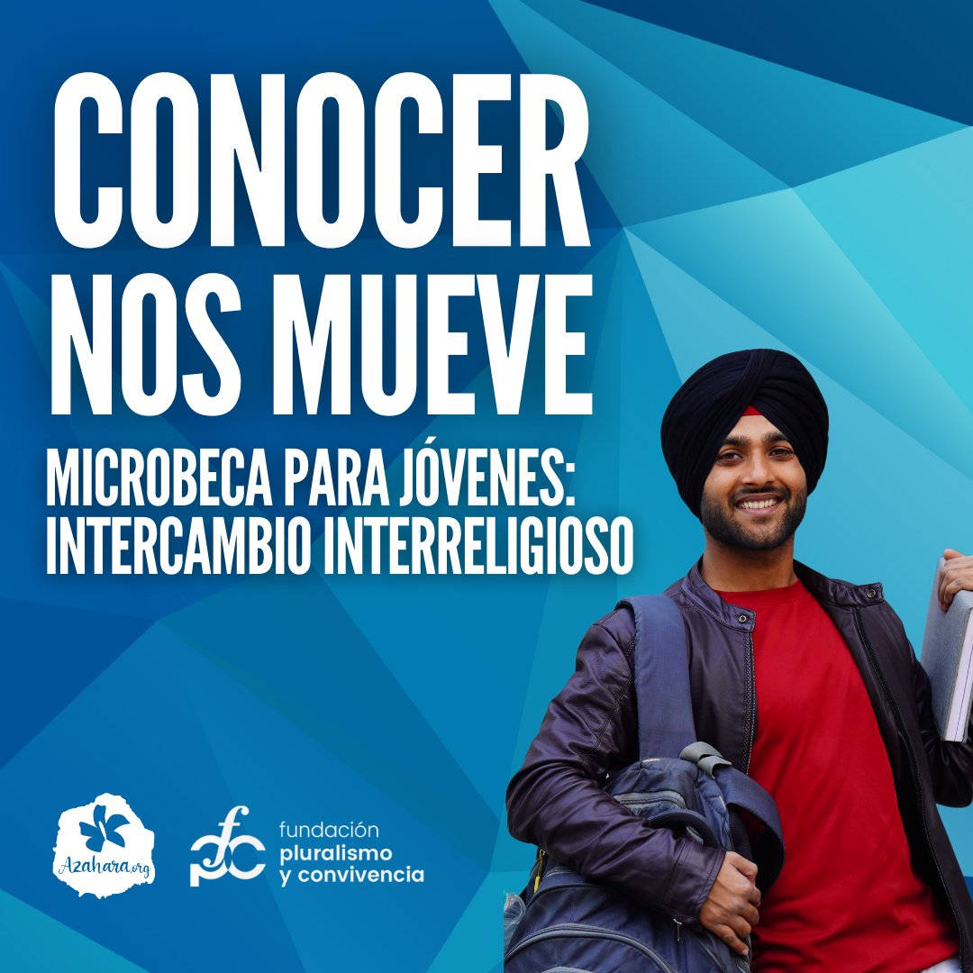 🌍💬 ¡Convocatoria abierta! Las Microbecas de Movilidad de la Associació Azahara apoyan el diálogo interreligioso en España. Se otorgan 5 becas de hasta 600 euros para asociaciones juveniles.

🔗 redespanolafal.iemed.org/es/azahara-bec…