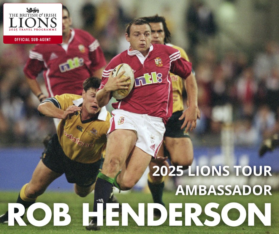 We're excited to announce our second British &amp; Irish Lions Tour Ambassador!🏉🦁

Lions legend Rob Henderson will be joining Gullivers Down Under! 🇦🇺

Don't miss out on this unforgettable Lions tour to Australia, book your space today👇

gulliverstravel.co.uk/event/british-…