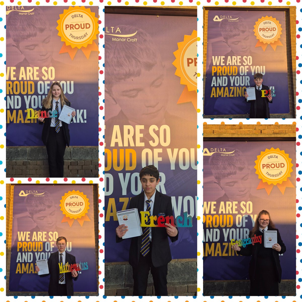 Amazing effort to all our students that have achieved a Proud this week! Well done!