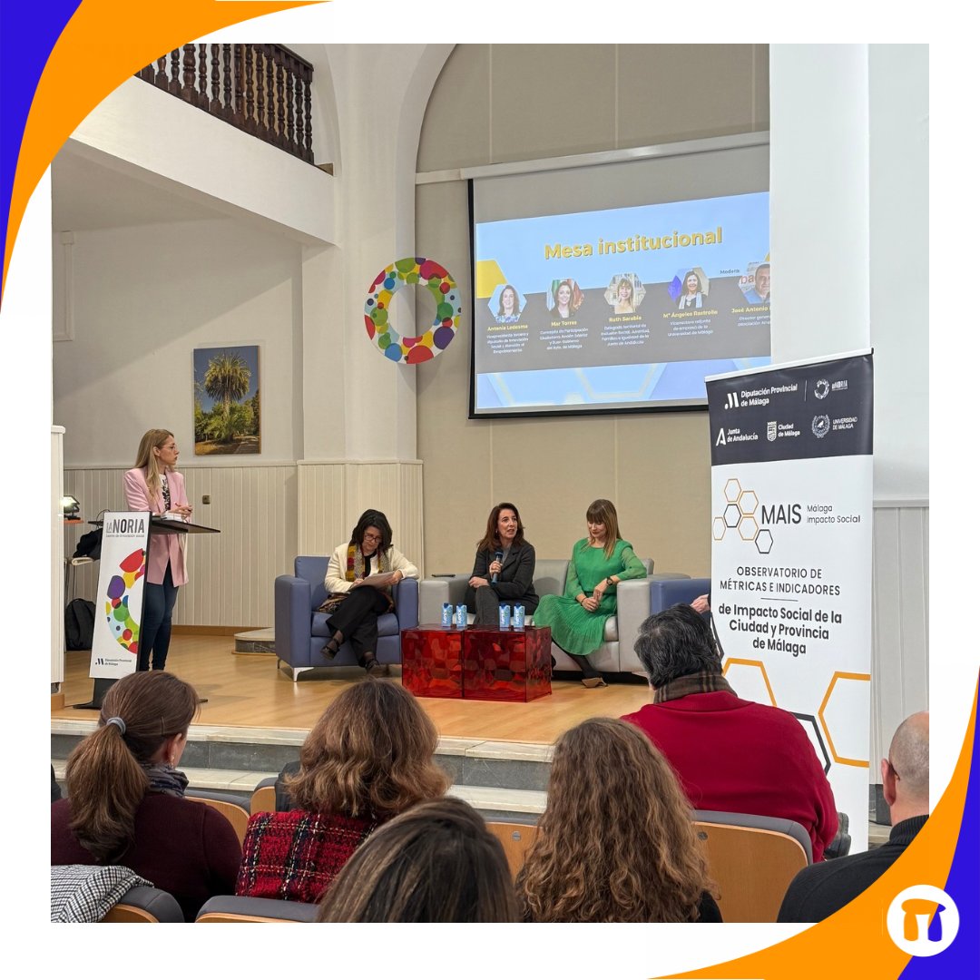 En #MAIS <a href="/lanoria_mlg/">La Noria</a> <a href="/ruthparticipa/">RUTH SARABIA</a> anima al #TercerSector a formarse y aprender para aprovechar la #InversiónImpacto. <a href="/AlhaurinLedesma/">Toñi Ledesma</a> <a href="/diputacionMLG/">Diputación de Málaga</a> valora la importancia de medir toda acción y cómo #MálagaNoCaduca supondrá el primer contrato de inversión de impacto en España.