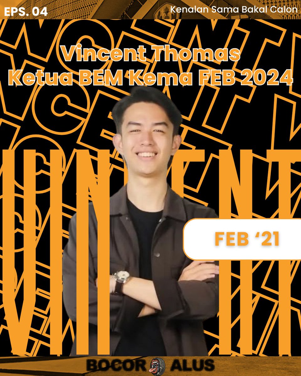BocorAlusUnpad's tweet photo. 4. Vincent Thomas https://t.co/oGHX2L92Oj