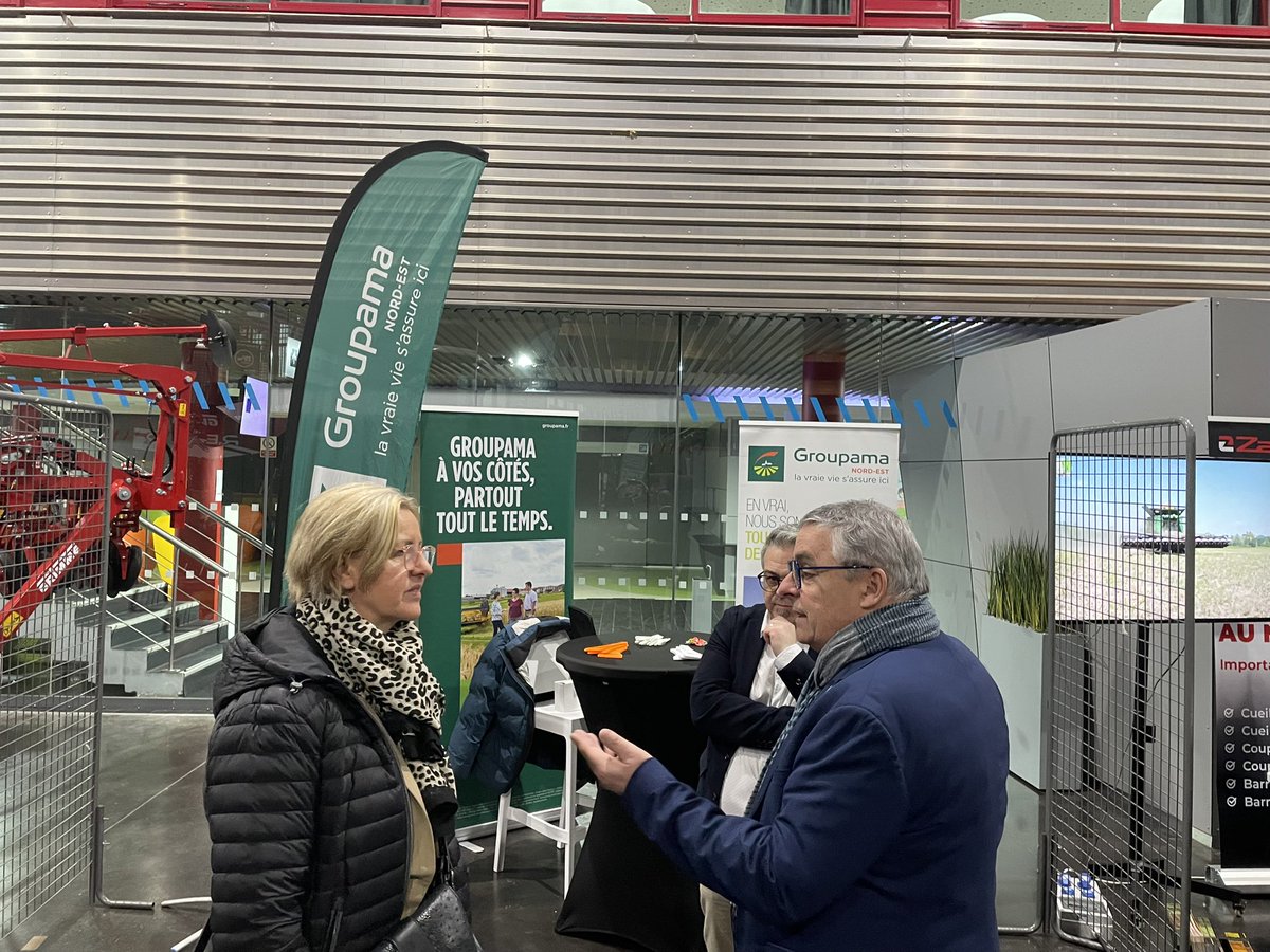 En direct de l’assemblée générale des #EDT HdF avec <a href="/GroupamaNordEst/">Groupama Nord-Est</a> au plus près des entrepreneurs pour les accompagner dans leur activité.
<a href="/LaVieGroupama/">La Vie Mutualiste Groupama</a> <a href="/vincent_lizet/">Vincent Lizet GNE</a> <a href="/dutoit_patricia/">Patricia Dutoit</a>