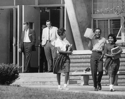 APSWashington's tweet photo. The first time Atlanta Public Schools integrates is schools is in 1961 (7 years after the historic Brown v. Board of Education case). https://t.co/GezvS2M6cp