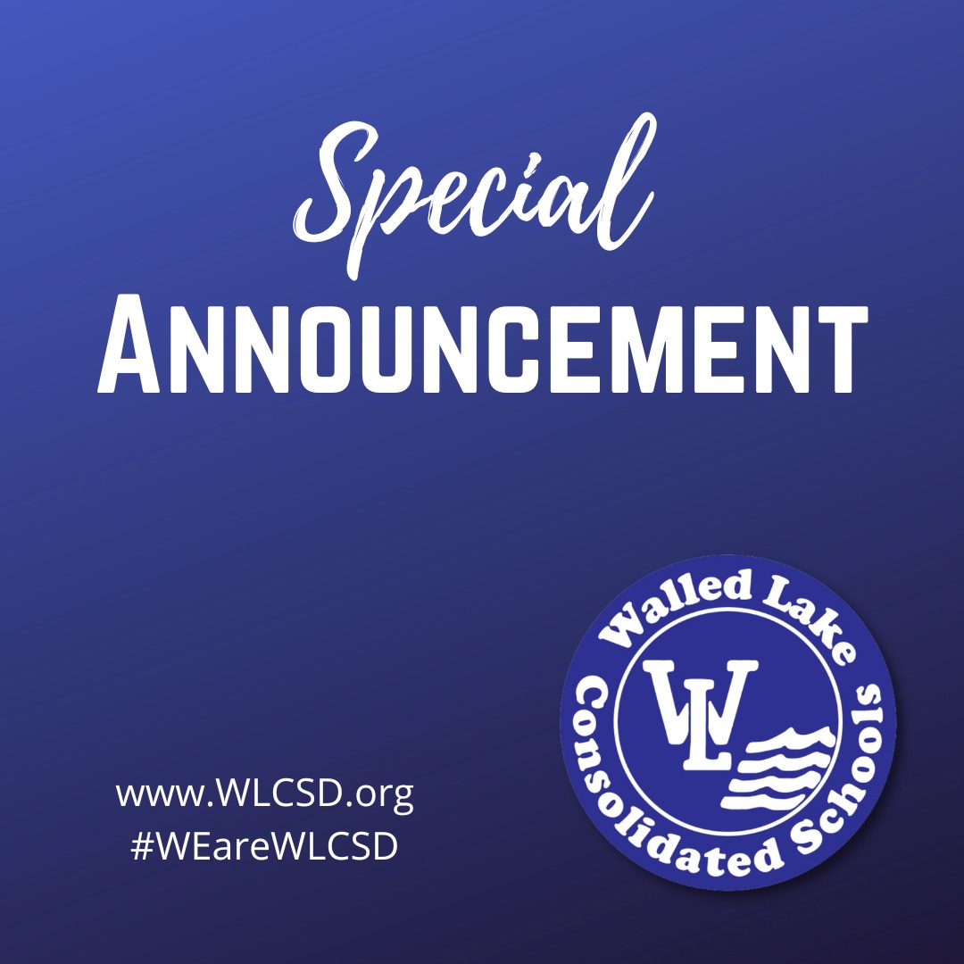 Due to icy road conditions, ALL of the Walled Lake Schools will be CLOSED TODAY, Thursday, February 6. Decisions regarding after-school events and activities will be made by 12pm on today.