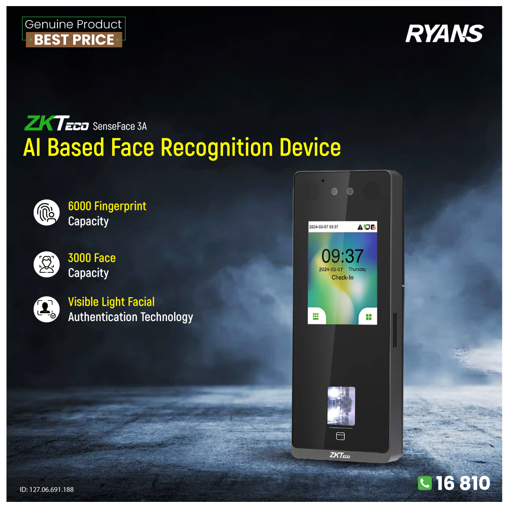 RyansComputers's tweet image. Upgrade Your Security with this cutting-edge AI-based face recognition device.

More details: ryans.com/zkteco-sensefa…

☎ 16810 

#RyansComputers #ZKTeco #AIRecognition #BiometricSecurity