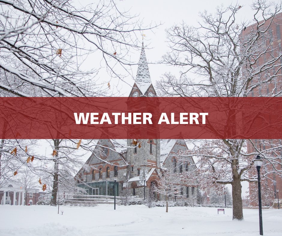Due to inclement weather, #UMassAmherst, including the Mt. Ida campus, will be closed on February 6, 2025.

🔗 For the latest information, please visit bit.ly/3v9tML9