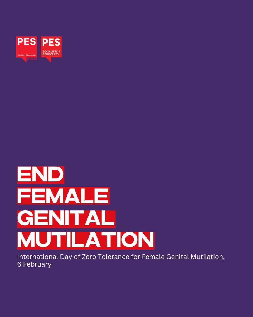 🛑230 million girls and women live with the consequences of Female Genital Mutilation (FGM). Every year, 2 million more are affected. This is a human rights violation and a form of gender-based violence. We need #ZeroTolerance. #EndFGM