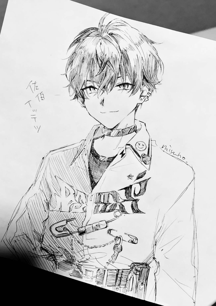 友人がいってつくんを描いてくださいましたので自慢させてくださいカッコイィ😭🙏🙏🙏🙏🙏 