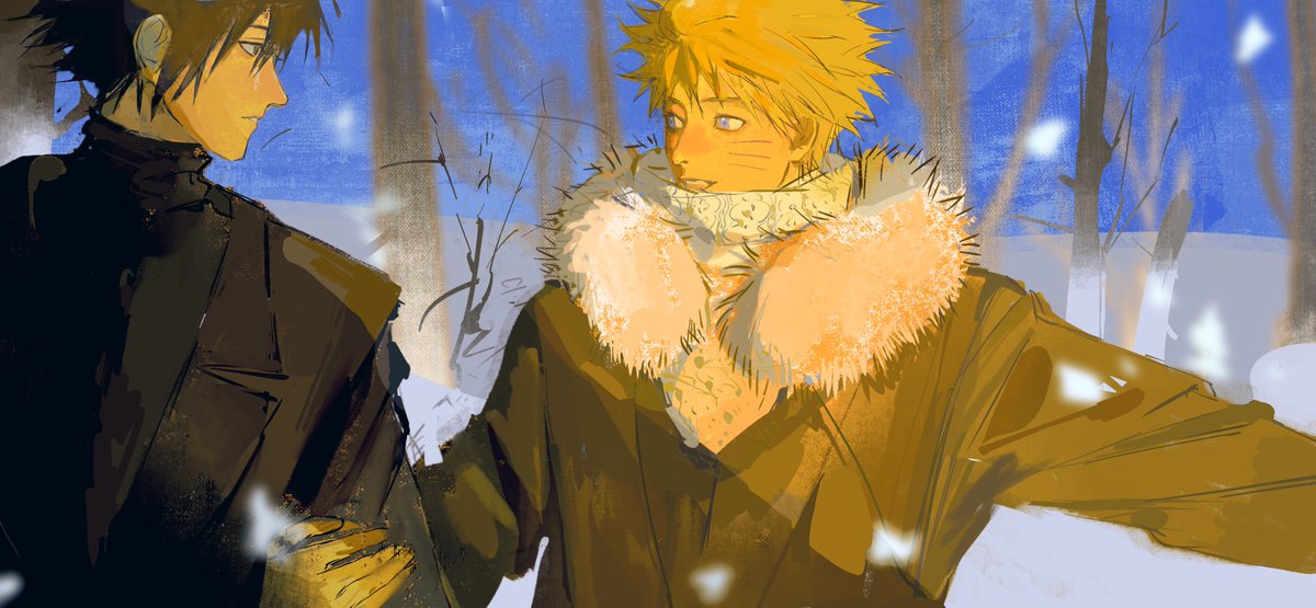 guyouuda's tweet image. ❄️
#sasunaru #サスナル #佐鸣