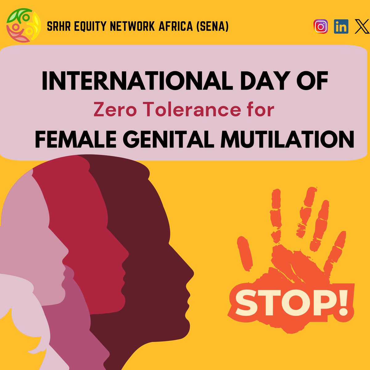 On this International Day of Zero Tolerance for Female Genital Mutilation we reaffirm that FGM violates fundamental human rights.

We call on civil society organizations, and governments to take action, challenge these drivers, promote education and empowerment.