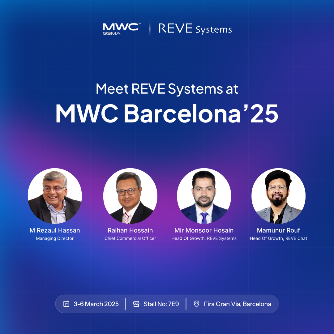 REVESystems's tweet photo. We're bringing cutting-edge telecom &amp; AI innovations to MWC Barcelona 2025! 📡

✨ Meet us at Stand 7E9, March 3-6. 

Book your visit now: https://t.co/86zUoLPk10 

#REVESystems #MWC2025 #TelecomInnovation https://t.co/bFCpaTbymO