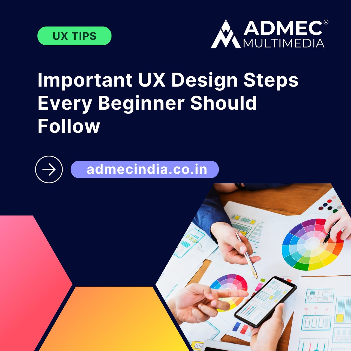 admecinstitute's tweet image. Important UX Design Steps Every Beginner Should Follow
Read this Blog: admecindia.co.in/ux-design/ux-d…
#uiuxdesign #uxdesigning #uidesigncourse #tipsofuiux