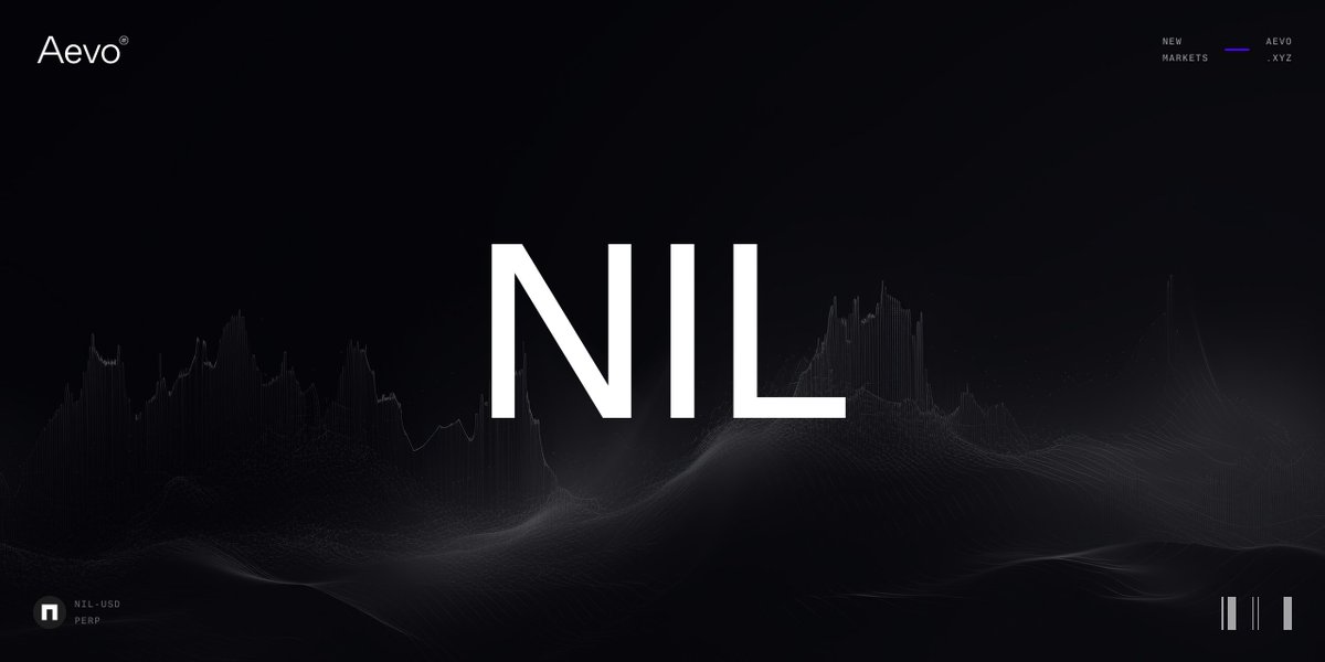 New Pre-Launch Listing: $NIL <a href="/nillionnetwork/">Nillion</a> 

Trade it here: app.aevo.xyz/perpetual/nil