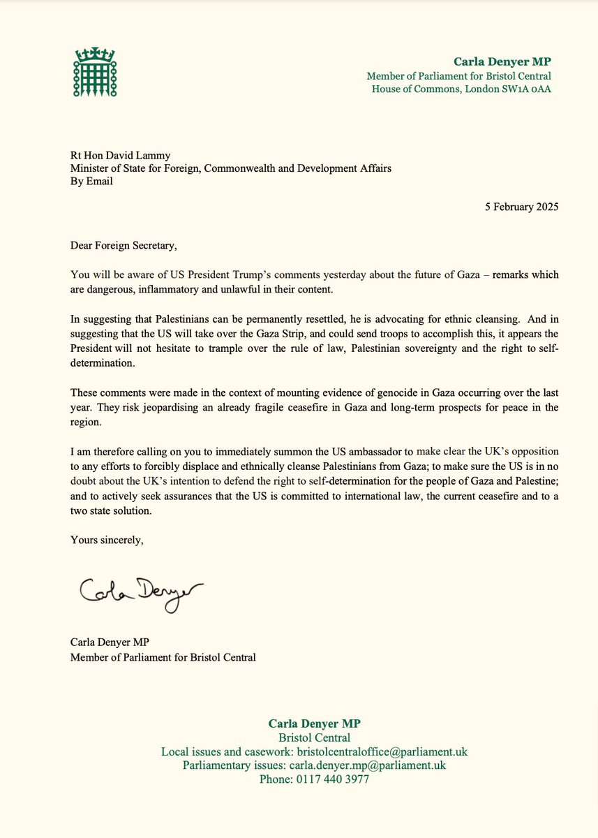 Carla Denyer tweet media