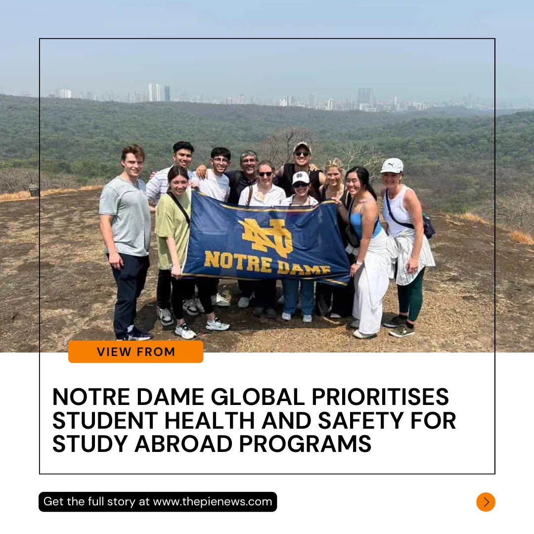 The PIE News (@thepienews) on Twitter photo At the University of <a href="/NotreDame/">University of Notre Dame</a>, travel health, safety, and security is an integral component of every study abroad program preparation.
Read more hubs.li/Q035xYDJ0
#intled #studyabroad At the University of <a href="/NotreDame/">University of Notre Dame</a>, travel health, safety, and security is an integral component of every study abroad program preparation.
Read more hubs.li/Q035xYDJ0
#intled #studyabroad