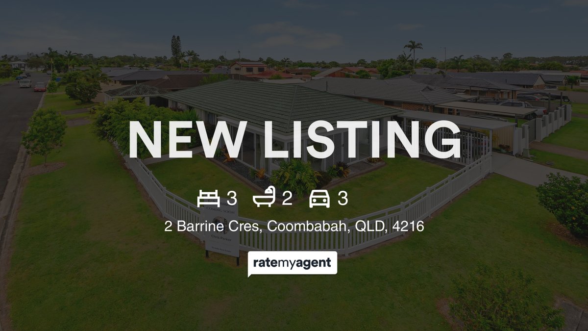 VertulloRE's tweet photo. 🛌 3 🛀 2 🚘 3
📍 2 Barrine Cres, Coombabah, QLD, 4216

Our agent’s latest listing on RateMyAgent

https://t.co/9tEpcQ64o1

...
#ratemyagent #realestate #Professionals_Vertullo_Real_Estate https://t.co/rJ7E24He3A
