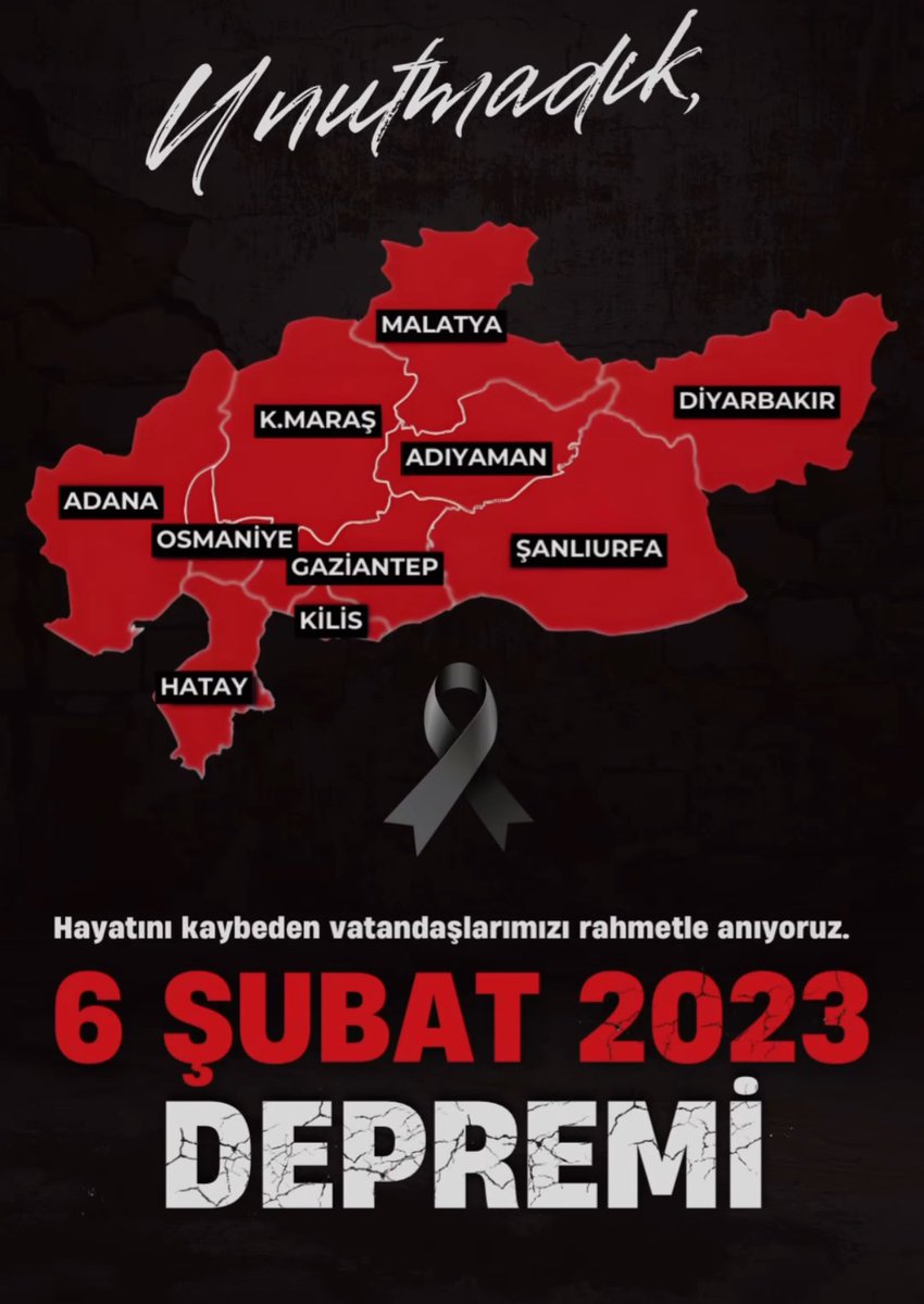 Evvel gidenlere rahmet olsun. Allah milletimizi görünür görünmez, bilinir bilinmez felaketlerden muhafaza etsin.