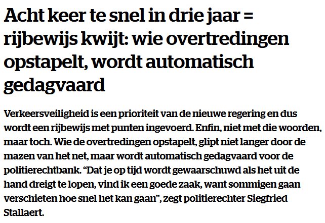 DVanLangenhove's tweet photo. Dit betekent dus dat wie drie snelheidsboetes per jaar krijgt, zijn rijbewijs verliest 🤯 Waanzinnig in een land waar meer trajectcontroles en flitspalen dan bomen staan. https://t.co/To10YzgBAN