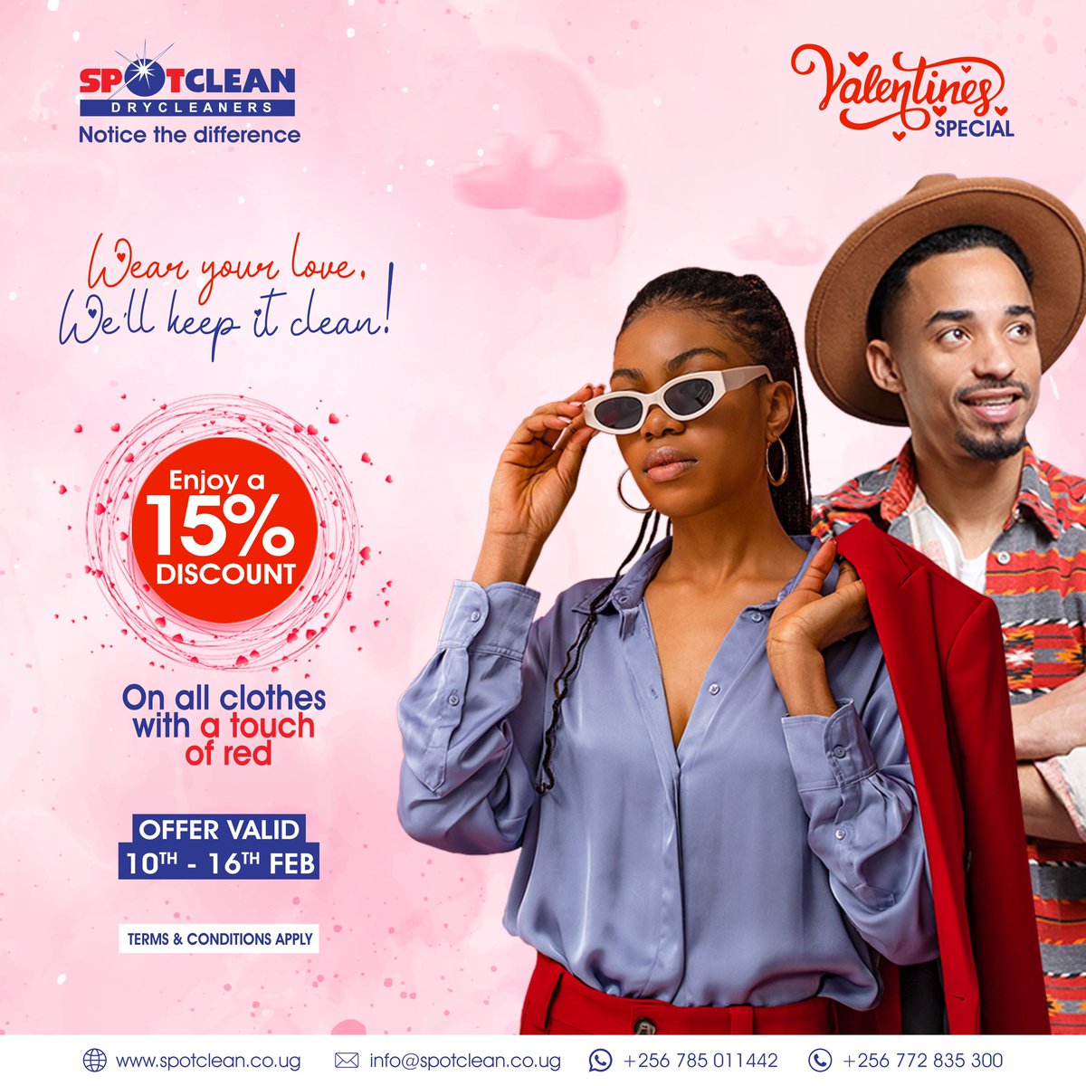 💘 Valentine’s Season is Here!

Celebrate the season of love with a 15% discount🎉 off on all clothing with a touch of red! ❤️ 
This exclusive offer is valid from 10th February to 16th February 2025.

Visit any of our branches 🏬 to enjoy this limited-time promotion and Notice