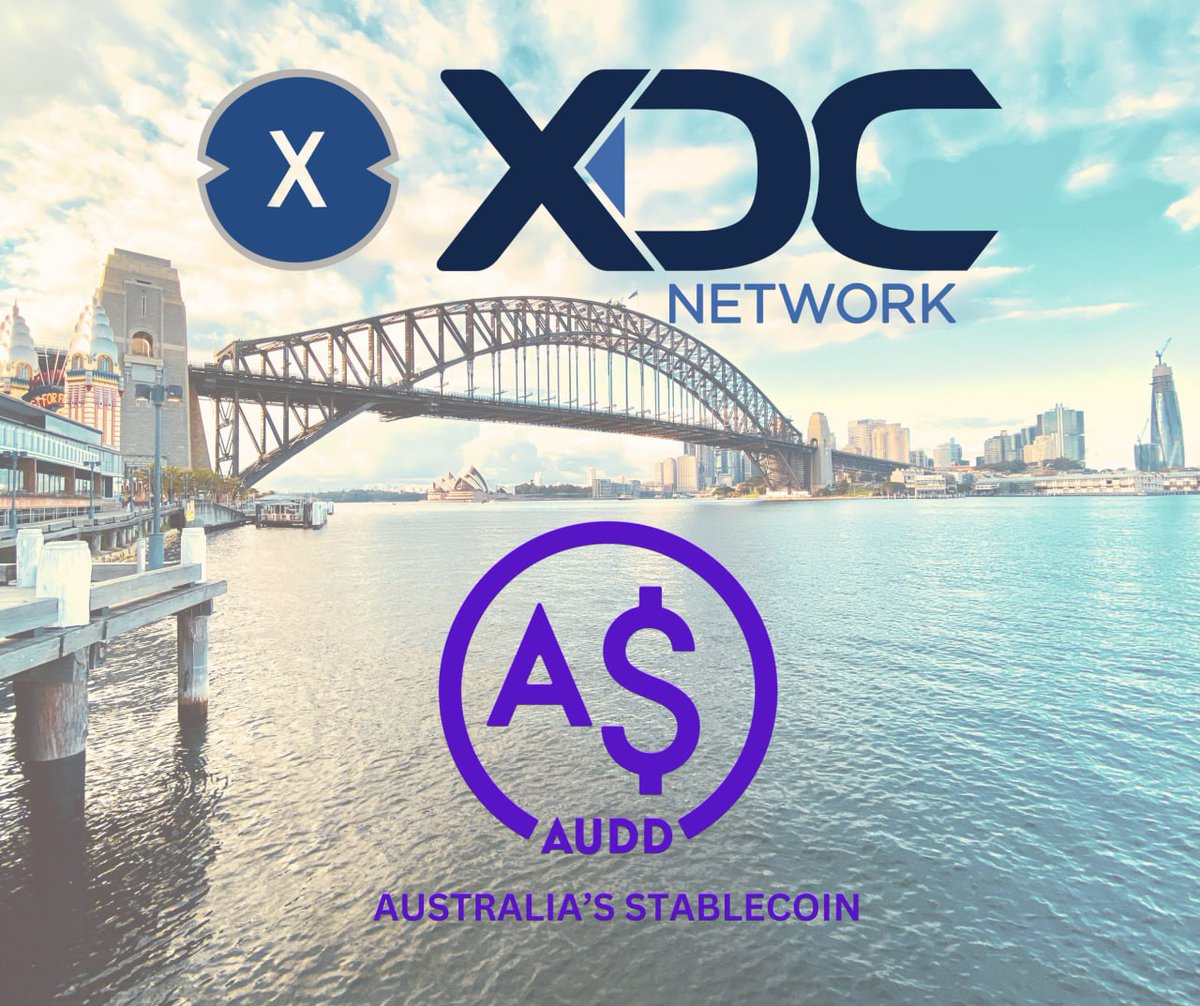 🚀 Big News!

<a href="/AUDD_digital/">AUDD</a> launching on <a href="/XDC_Network_/">XDC Network</a> ! This partnership unlocks real-time, low-cost atomic settlements for trade, tokenization &amp; payments on fast, secure, EVM-compatible rails.

Stay tuned as we expand globally! Read: bit.ly/3EsHcq2

#AUDD #XDCNetwork