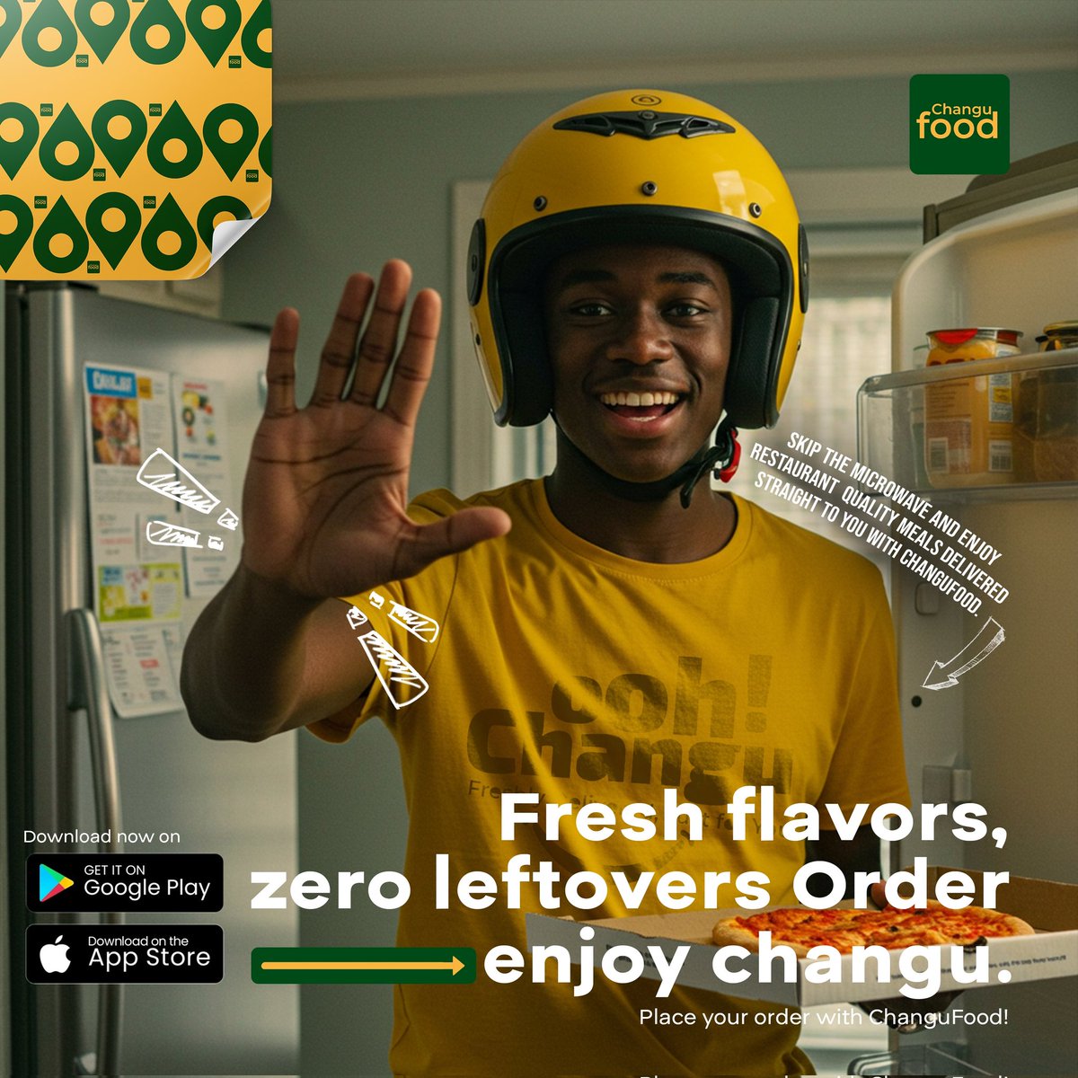 changuapp's tweet photo. Your cravings deserve satisfaction๐๐๐๐ Order now!
#ChanguFood #FastAndFresh #ChanguDelivery https://t.co/oBEFYzEgFo