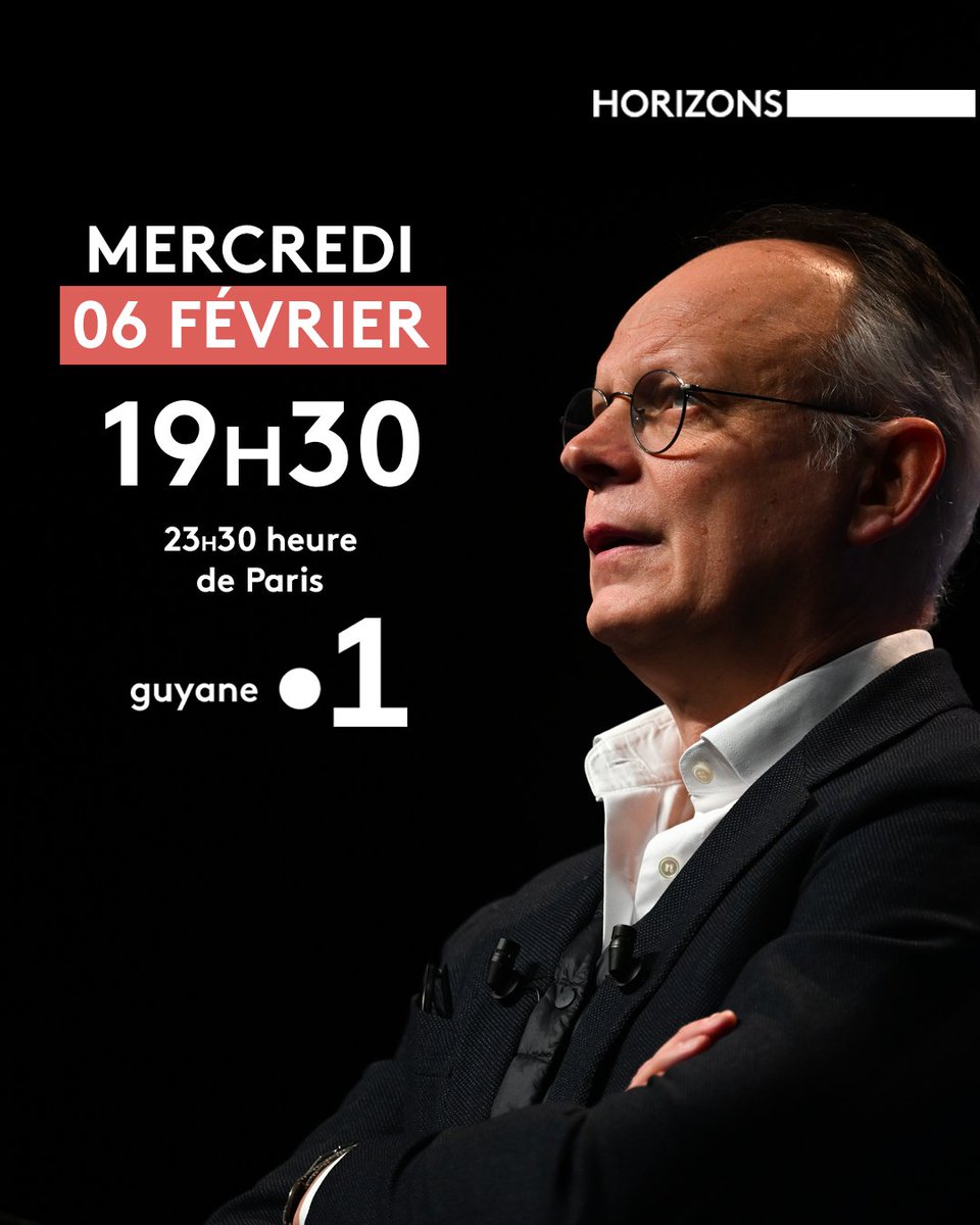 Horizons (@horizonsleparti) on Twitter photo Ce soir, <a href="/EPhilippe_LH/">Edouard Philippe</a> sera l'invité de <a href="/guyla1ere/">Guyane la 1ère</a>, à 19h30 (23h30 heure de Paris).
📺 Pour suivre le direct :
→ la1ere.francetvinfo.fr/guyane/direct-… Ce soir, <a href="/EPhilippe_LH/">Edouard Philippe</a> sera l'invité de <a href="/guyla1ere/">Guyane la 1ère</a>, à 19h30 (23h30 heure de Paris).
📺 Pour suivre le direct :
→ la1ere.francetvinfo.fr/guyane/direct-…