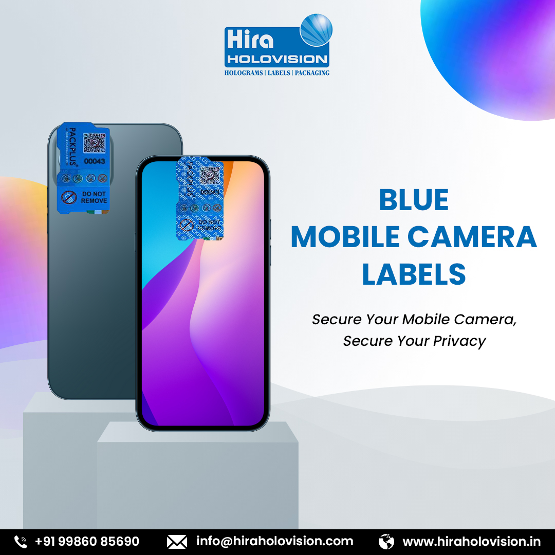 HHolovision's tweet image. Our Blue Mobile Phone Camera Tamper Evident Stickers offer unmatched tamper-evidence, with sequential numbering, custom designs, &amp;amp; residue-free removal for ultimate privacy protection.
visit- hiraholovision.in/products/packp…
#HiraHolovision #MobileCameraLabels #CameraLabels