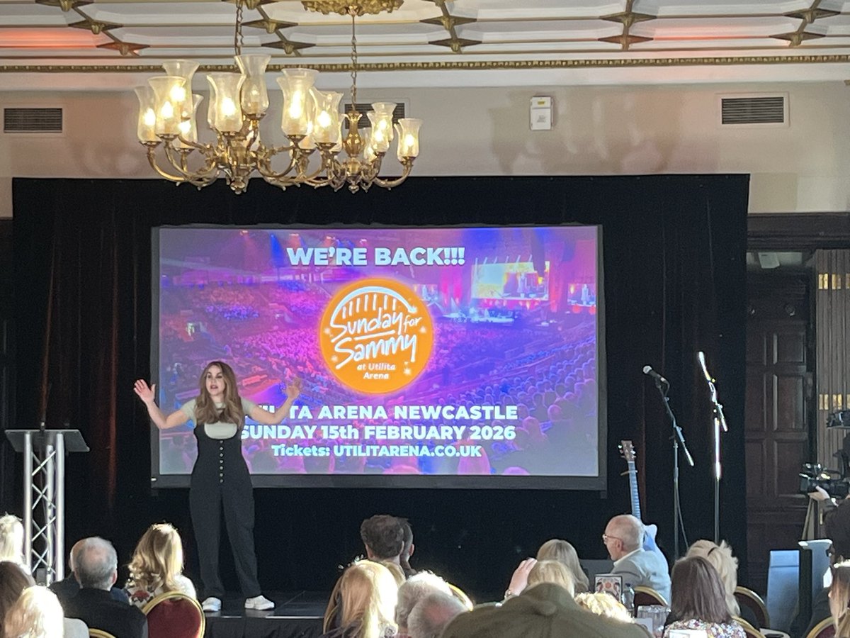 kmerrin's tweet image. Happy 25th birthday to @sundayforsammy! Brilliant to see successful North East artists and performers working together to ensure that the next generation of talented young people in our region can get thrive. Big news about a new show for 2026 too! #mugshot