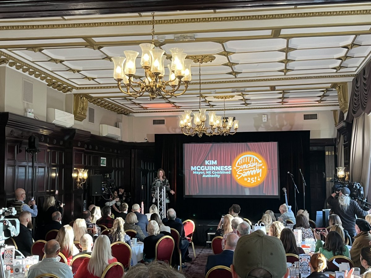 kmerrin's tweet image. Happy 25th birthday to @sundayforsammy! Brilliant to see successful North East artists and performers working together to ensure that the next generation of talented young people in our region can get thrive. Big news about a new show for 2026 too! #mugshot